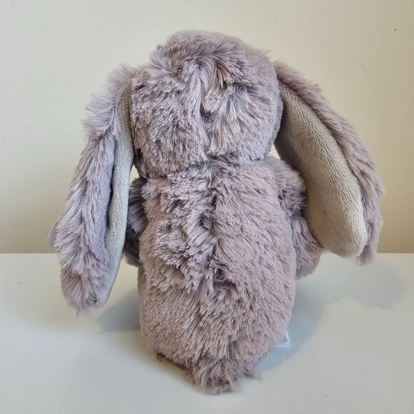 Ty Attic Treasures Puffin Bunny Rabbit Plush Stuffed Animal Gray w/ Tags 2017 8" - Picture 4 of 7